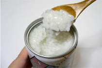 缶を開けた直後です