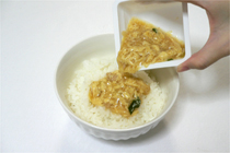 ご飯にかける